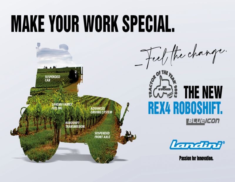 Noul tractor Landini din gama REX4