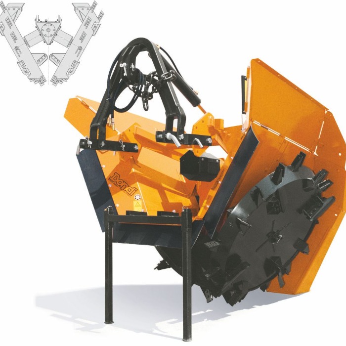 DOUBLE-WHEEL ROTARY DITCHERS